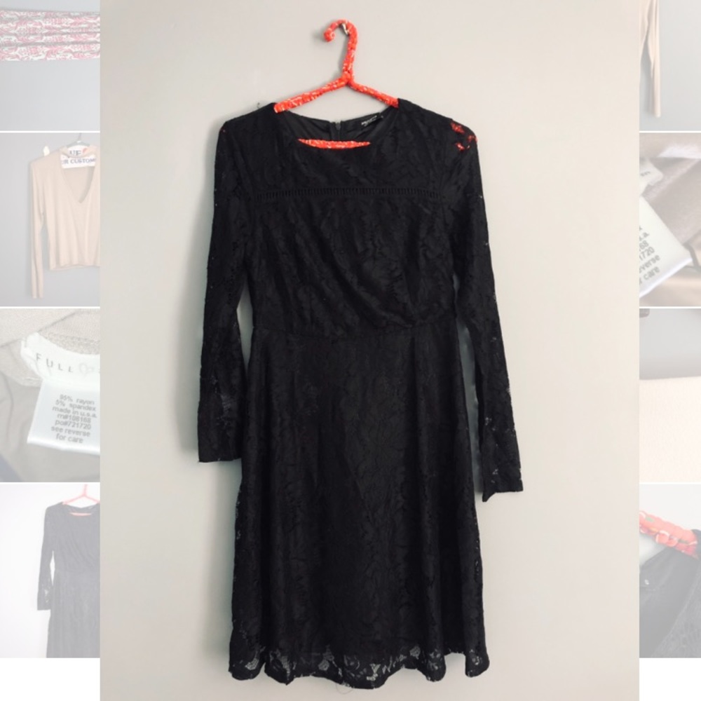 Zeagoo Black Lace Dress (S)